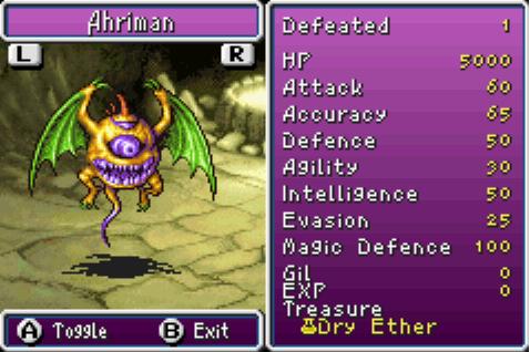 Ahriman is another Boss found on B5 of the Earthgift Shrine